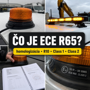 Co je ECE R65 a proč ji výstražná rampa musí mít