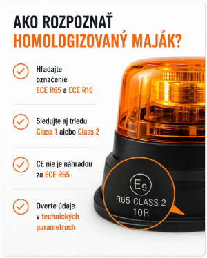Certifikačné značky na majáku