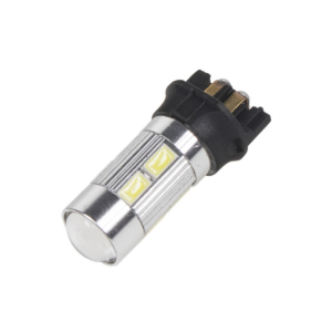 LED autožárovka 12V / PW24W - bílá 8xSMD LED + 3W CREE LED čip (2ks)