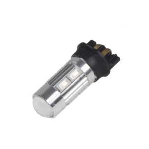 LED autožárovka 12V / PW24W - oranžová 8xSMD LED + 3W CREE LED čip (2ks)