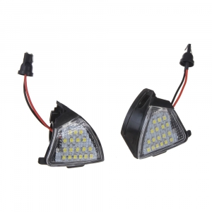 LED osvětlení do zrcadla - VW EOS / Golf / Jetta / Passat / Sharan (2ks)