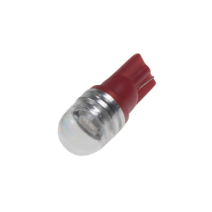 LED autožárovka 12V / T10 / W5W - červená 1xSMD LED (2ks)