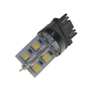 LED autožárovka 12V / T20 / W2,5x16d - bílá 16xSMD CANBUS (2ks)