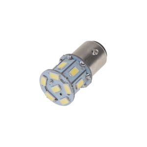 LED autožárovka BAY15d/24V - bílá 13x SMD LED / dvouvláknová (2ks)