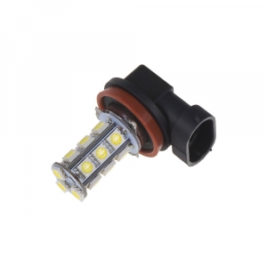 LED autožárovka H11/12V - bílá 18xSMD LED (1ks)