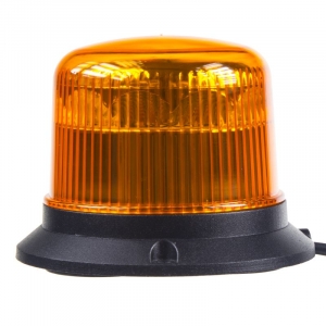 LED maják oranžový 12V/24V - 10x3W LED ECE R10/R65 s magnetem (121x90mm)