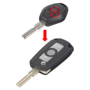 Náhradní obal vystřelovacího klíče - BMW (3-tlačítkový) přestrojovací