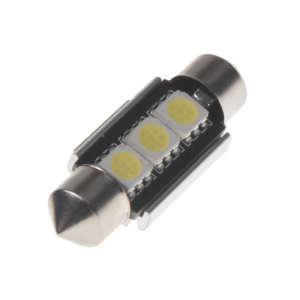 LED sulfid SV8,5/36mm/12V - bílá 3xSMD CanBus (2ks)