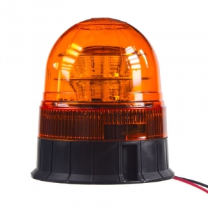 LED maják oranžový 12V/24V - 16x3W LED ECE R65/R10 pro pevnou montáž (140x160mm)