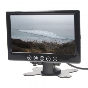 LCD monitor 7&quot; - PAL / NTSC černý na palubní desku