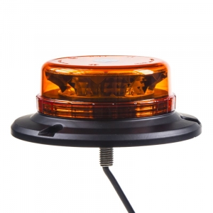 LED maják oranžový 12V/24V - 12x3W LED ECE R65/R10 pro pevnou montáž (150x56mm)