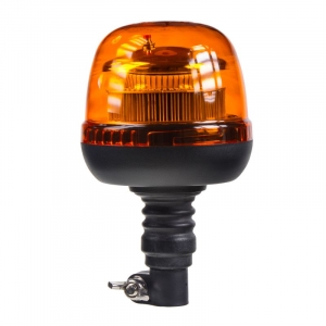 LED maják oranžový 12/24V - 45xSMD2835 LED/ECE R65 s uchycením na tyč