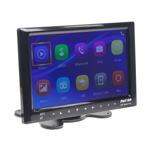 LCD monitor 7&quot; na palubní desku - microSD / USB / MP3 / MP4 / FM modulátor / Bluetooth