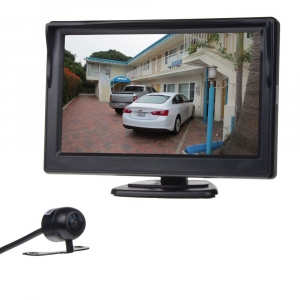 Parkovací asistent s kamerou 12V - 5&quot; LCD monitor