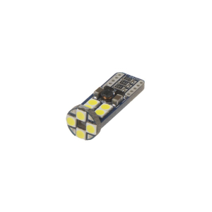 LED autožárovka 12V/T10/W5W - bílá 12x SMD3030 LED CanBus (2ks)
