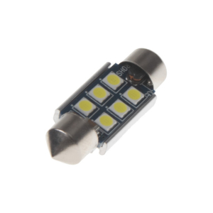 LED sulfid SV8,5/36mm - 12/24V bílá 6x SMD 3030 LED (2ks)