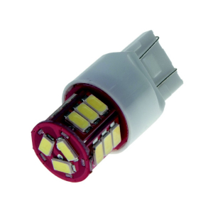 LED autožárovka T20 (7443) - 12V / 24V bílá 18x SMD 5730 LED (2ks)