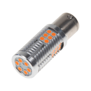 LED autožárovka BAU15s/12-24V - oranžová 30x LED SMD3030 (2ks)
