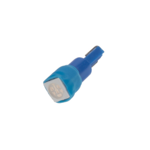 LED autožárovka 12V / T5 - modrá 1xSMD (2ks)