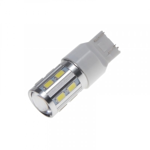 LED autožárovka 12-24V/T20 (7443) - bílá 12xSMD + 3W LED (2ks)