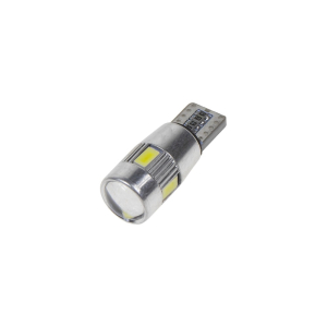 LED autožárovka 12V / T10 / W5W - bílá 6xSMD CanBus (2ks)