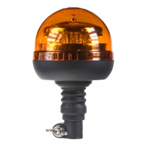 LED maják oranžový 12/24V - 12x 3W LED/ECE R10/R65 s uchycením na tyč (ø145 x 225mm)