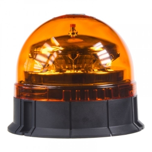 LED maják oranžový 12/24V - 12x 3W LED/ECE R65/R10 pro pevnou montáž (ø145 x 122 mm)