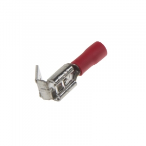 Rozvaděč - plochý faston konektor / 6,3mm / červený (100ks)