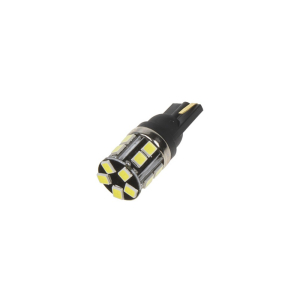 LED autožárovka T10 - 12V / 24V bílá 12x LED 2835SMD CANBUS (2ks)