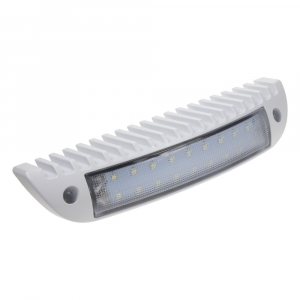 LED světlo nástěnné - 18x1W bílé / 6500K / 10-30V / R10 (231x46x54mm)