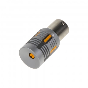 LED autožárovka BA15s/12-24V - oranžová 24x1W LED čip (2ks)