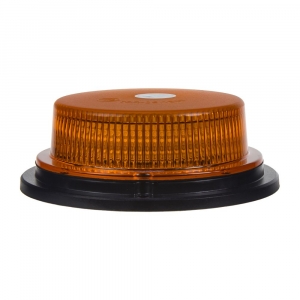 LED maják oranžový 12/24V - 18x1W LED / ECE R10 pro pevnou montáž (ø120x40mm)