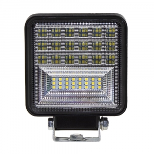 LED světlo na pracovní stroje - 42x3W LED / 10-30V ECE R10 (110x110x35mm)