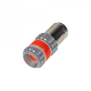 LED autožárovka BAY15d - červená 12W COB 360⁰ / 9-60V dvouvláknová (2ks)