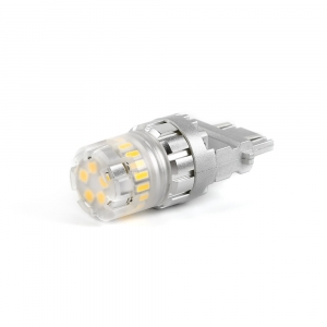 LED autožárovka 12V/T20 (3157) - bílá 18x SMD LED 4014 + 5x SMD LED 3030 / dvouvláknová (2ks)