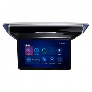 Stropní motorický monitor 15,6&quot; - černý s OS. Android / HDMI / USB / WIFI / dálkové ovládání se snímačem pohybu