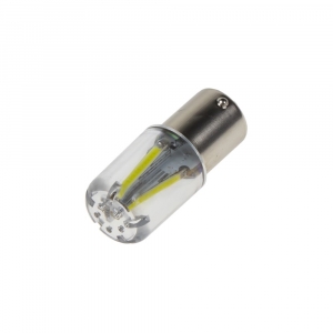 LED autožárovka BA15s/12-24V - bílá 4x filament COB LED (2ks)