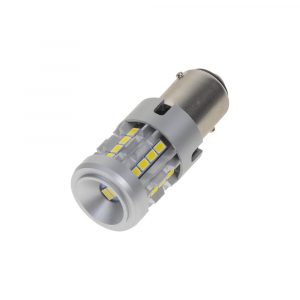 LED autožárovka BAY15D/12-24V - dvouvlákno/bílá 26xSMD LED/CANBUS (2ks)
