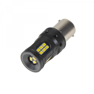 LED autožárovka BA15s/12-24V - bílá 27x 3020SMD LED (2ks)