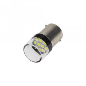 LED autožárovka BA15s/12V - bílá 10x LED 3030SMD (2ks)