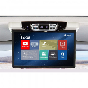 Stropní monitor 15,6&quot; - šedý s OS. Android / HDMI / USB / WIFI pro Mercedes-Benz V260