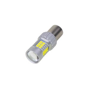 LED žárovky do auta BA15s / 12-24V - bílé 30x SMD LED 3030 (2ks)