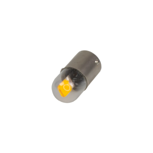 COB LED žárovka do auta BAU15s / 12V - oranžová 1x COB LED (2ks)