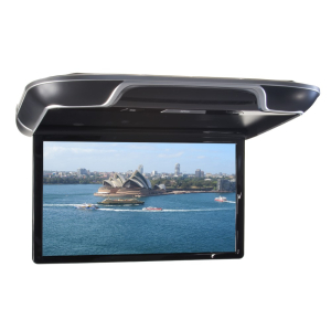 Stropní motorizovaný monitor LCD 21,5&quot; - černý s OS. Android HDMI/USB/dálkové ovládání se senzorem pohybu