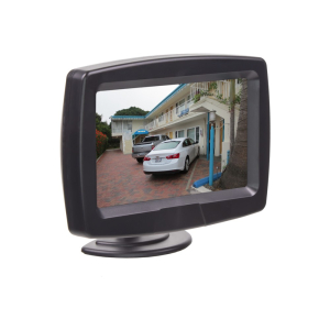 LCD monitor 4,3&quot; - PAL / NTSC černý / držák na palubní desku / držák s přísavkou