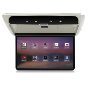 Stropní monitor 13,3&quot; - šedý s OS. Android / HDMI / USB / SD / WIFI / FM / dálkové ovládání se senzorem pohybu