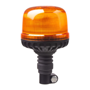 LED maják oranžový 12/24V - 24x LED/ECE R65 s uchycením na tyč (ø129 x 200mm)
