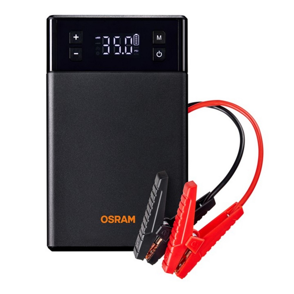Startovací zdroj s kompresorem 12V - Jump Starter 12000mAh / 300A ...
